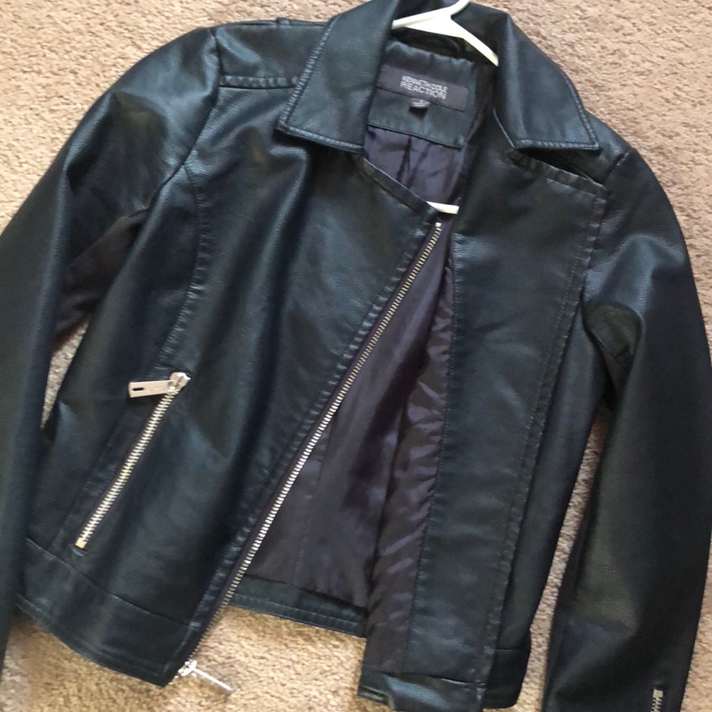 Kenneth Cole faux leather jacket